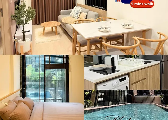 Modern Pool View Bts Ekkamai-1Br