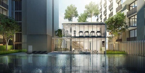 Modern Pool View Bts Ekkamai-1br